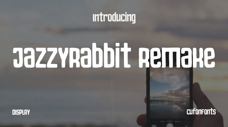 JazzyRabbit Remake Font