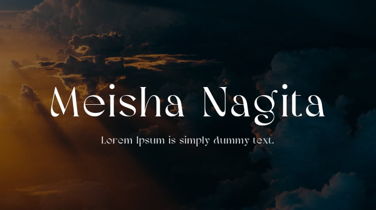 Meisha Nagita Font