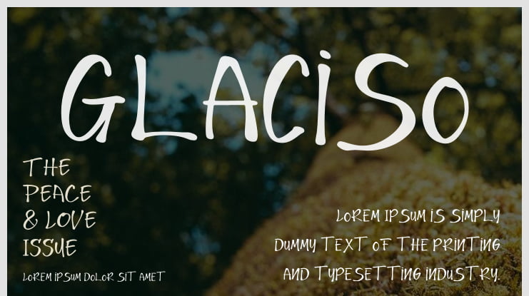 Glaciso Font