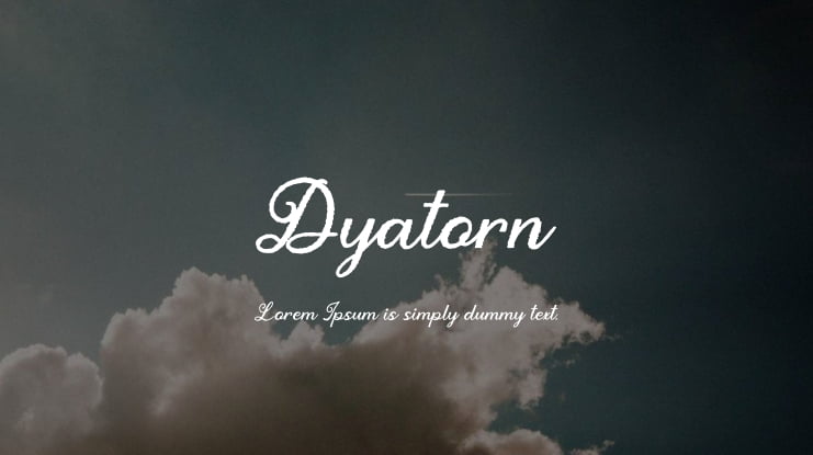 Dyatorn Font