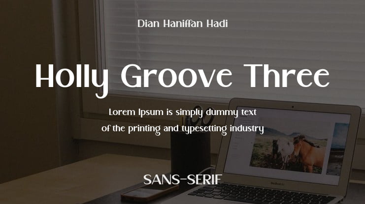 Holly Groove Three Font