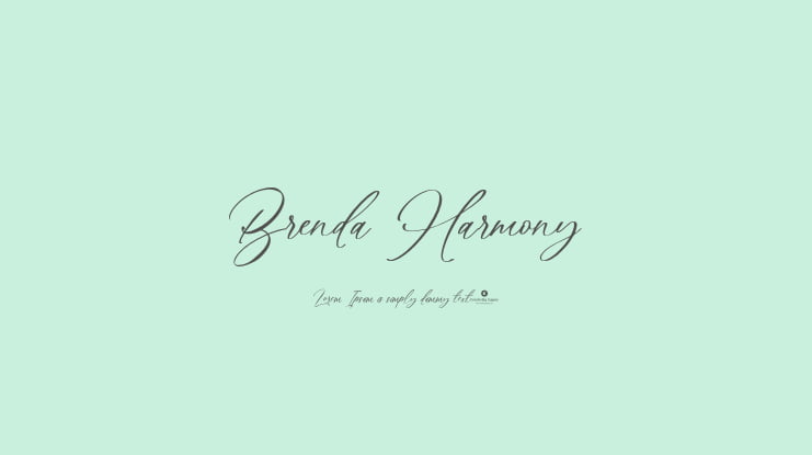 Brenda Harmony Font