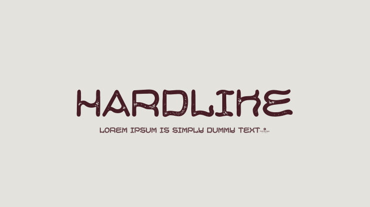 Hardlike Font