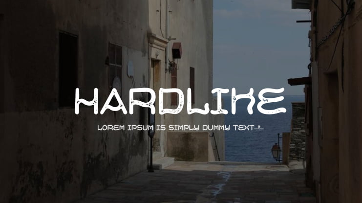 Hardlike Font