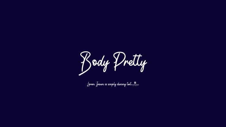 Body Pretty Font