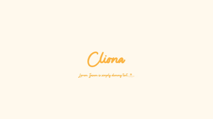 Cliona Font