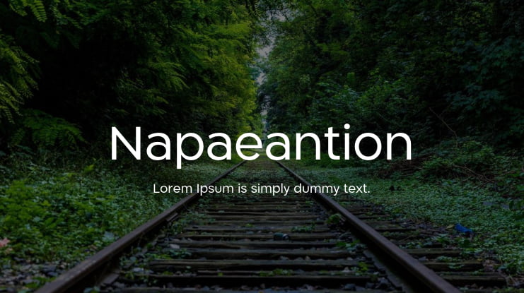 Napaeantion Font Family