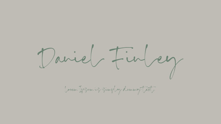 Daniel Finley Font