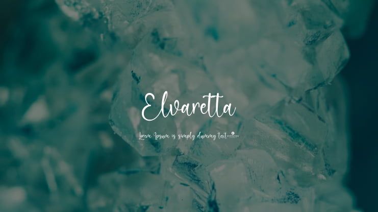 Elvaretta Font