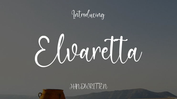 Elvaretta Font