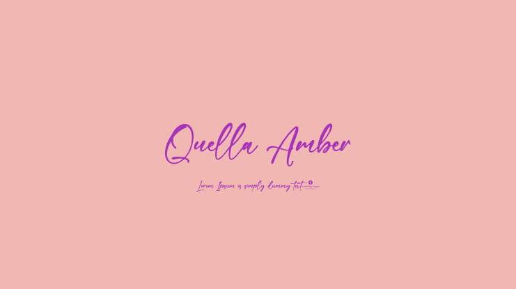 Quella Amber Font