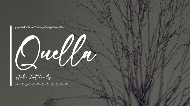 Quella Amber Font