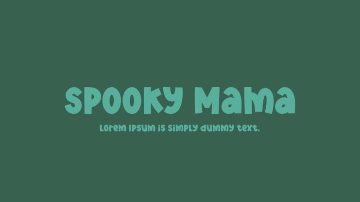 Spooky Mama Font