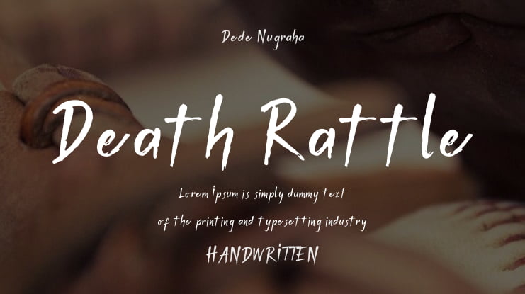 Death Rattle Font