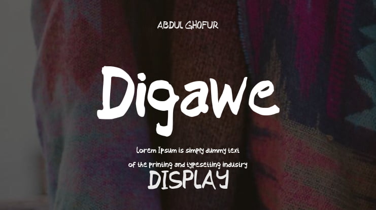 Digawe Font