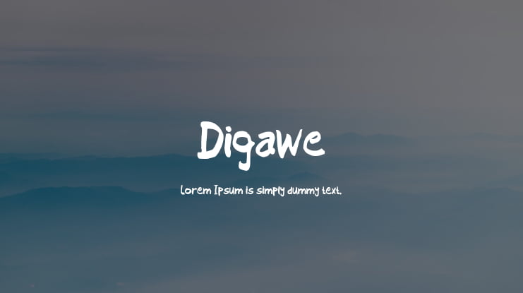 Digawe Font