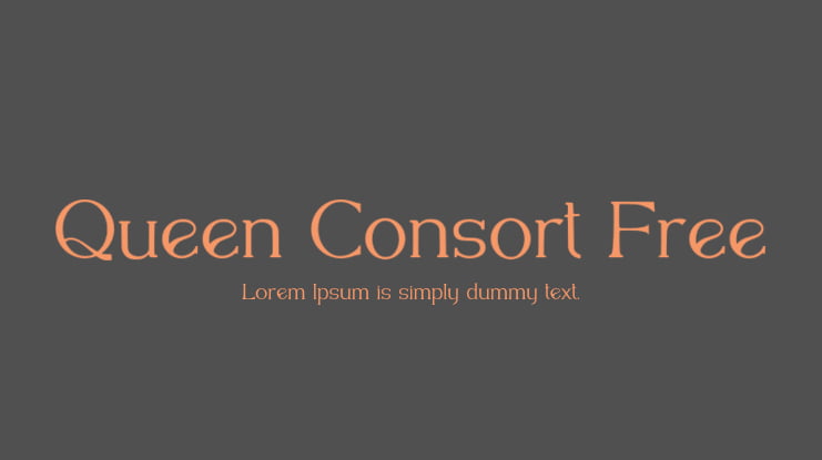 Queen Consort Free Font