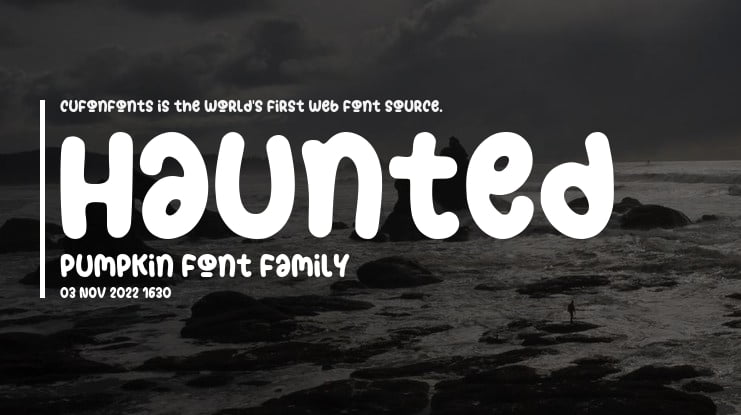 Haunted Pumpkin Font