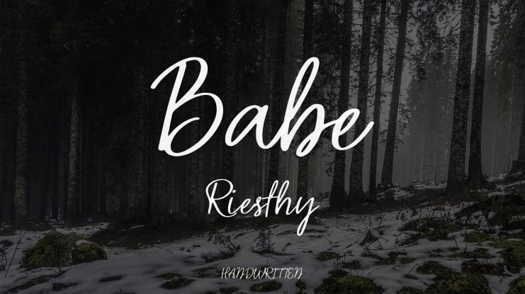 Babe Riesthy Font