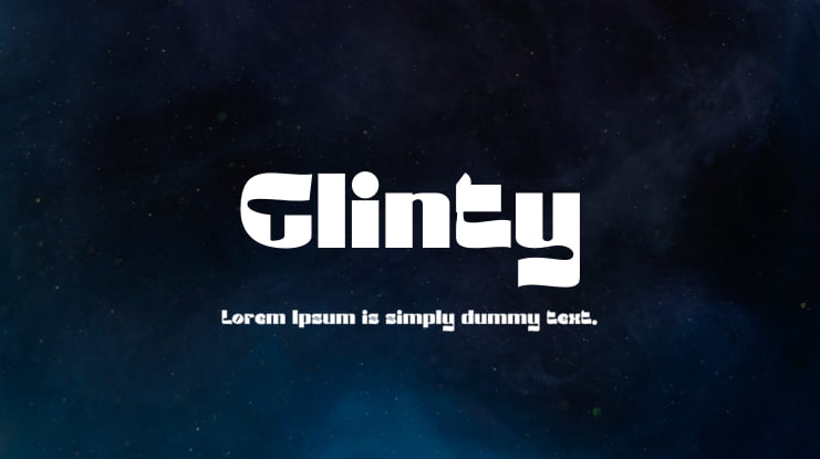 Glinty Font