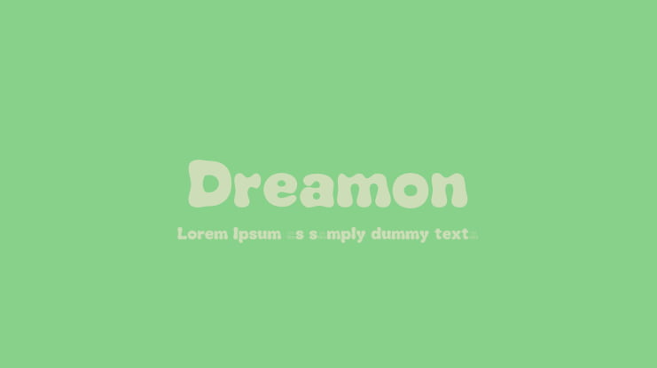 Dreamon Font