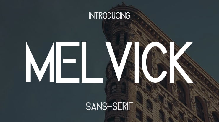 Melvick Font