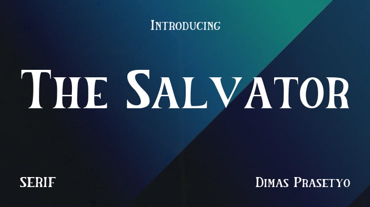 The Salvator Font