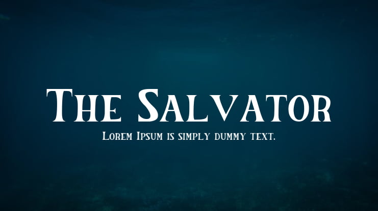 The Salvator Font