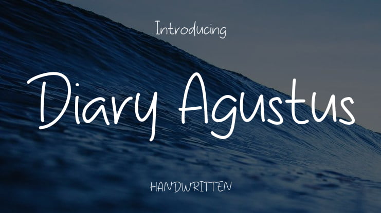 Diary Agustus Font