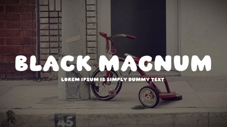 Black Magnum Font