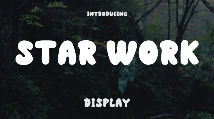 Star Work Font