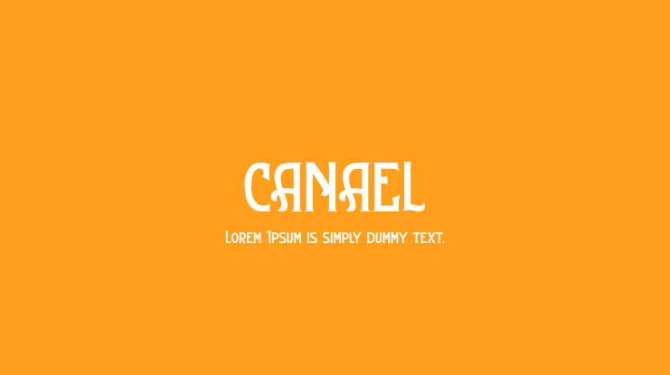 CANAEL Font