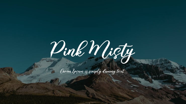 Pink Misty Font