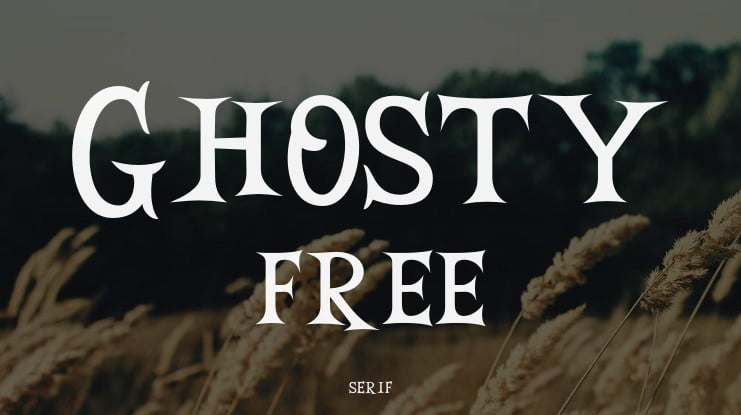 Ghosty FREE Font