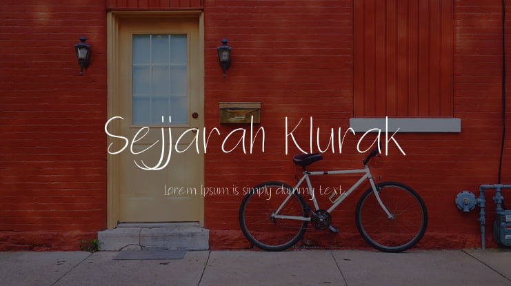 Sejjarah Klurak Font