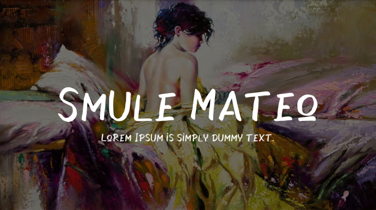 Smule Mateo Font