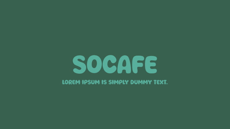 Socafe Font