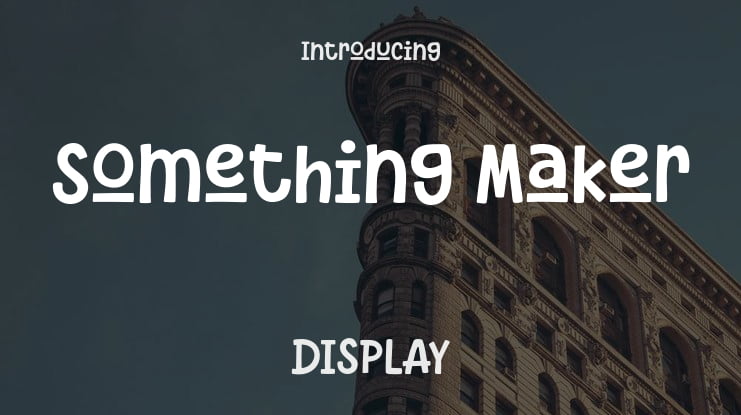 Something Maker Font