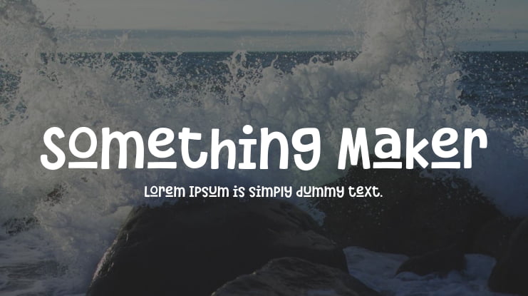 Something Maker Font