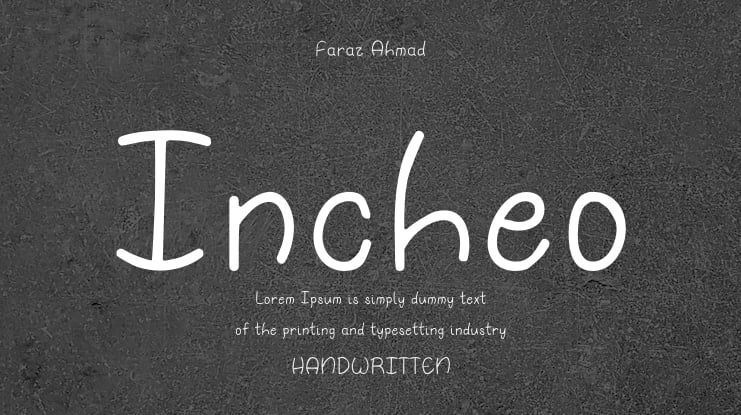 Incheo Font Family