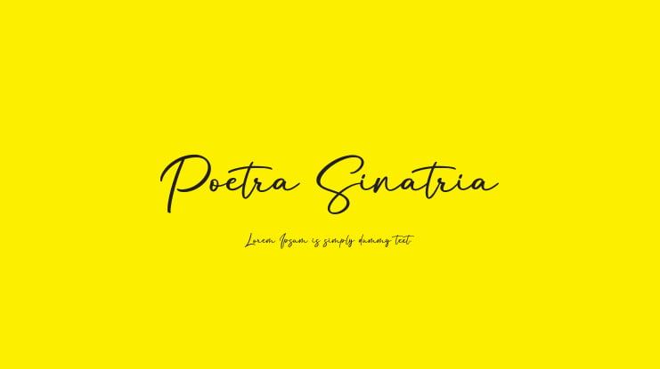 Poetra Sinatria Font