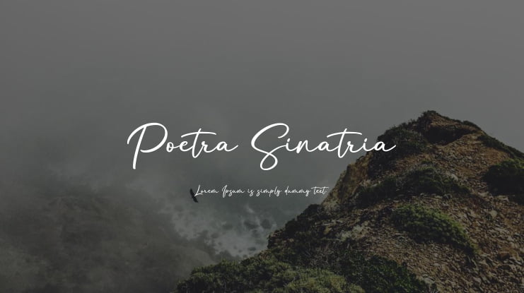 Poetra Sinatria Font