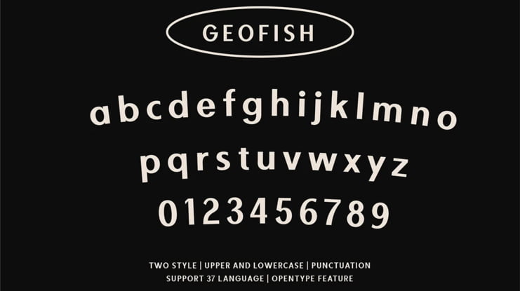 Geofish Font