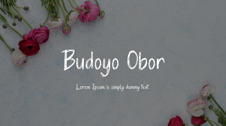 Budoyo Obor Font