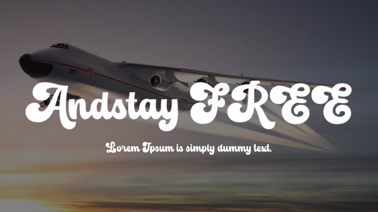 Andstay FREE Font