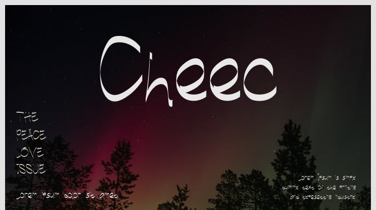 Cheec Font