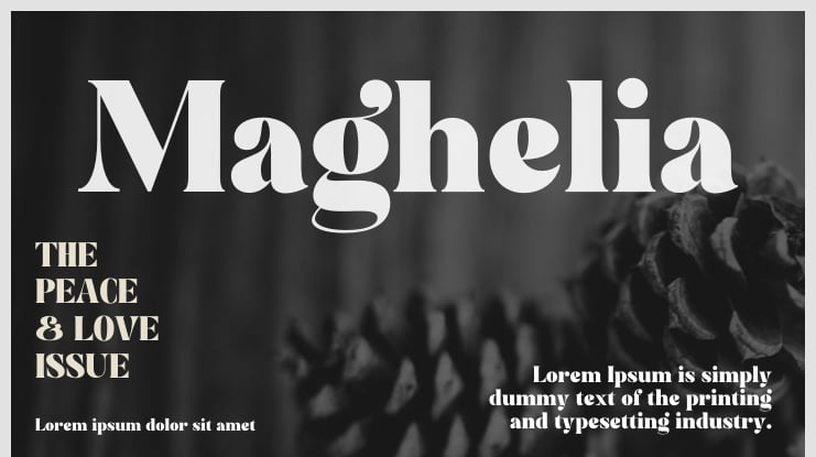 Maghelia Font