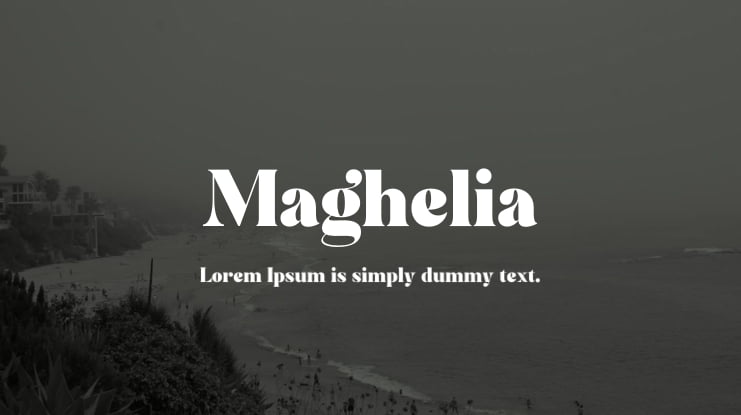 Maghelia Font