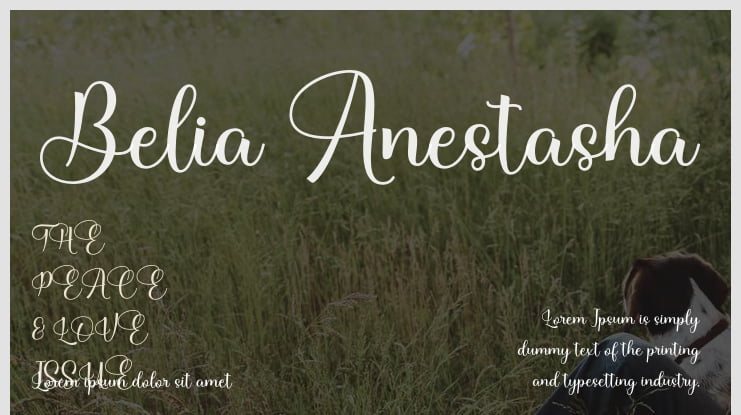 Belia Anestasha Font