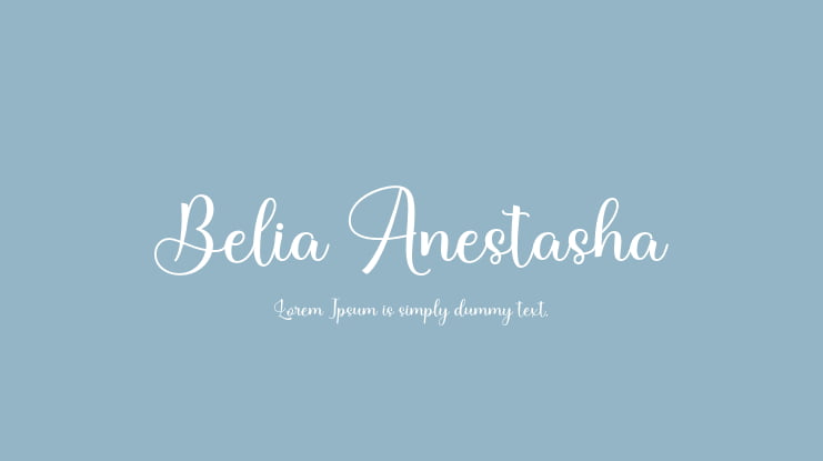 Belia Anestasha Font